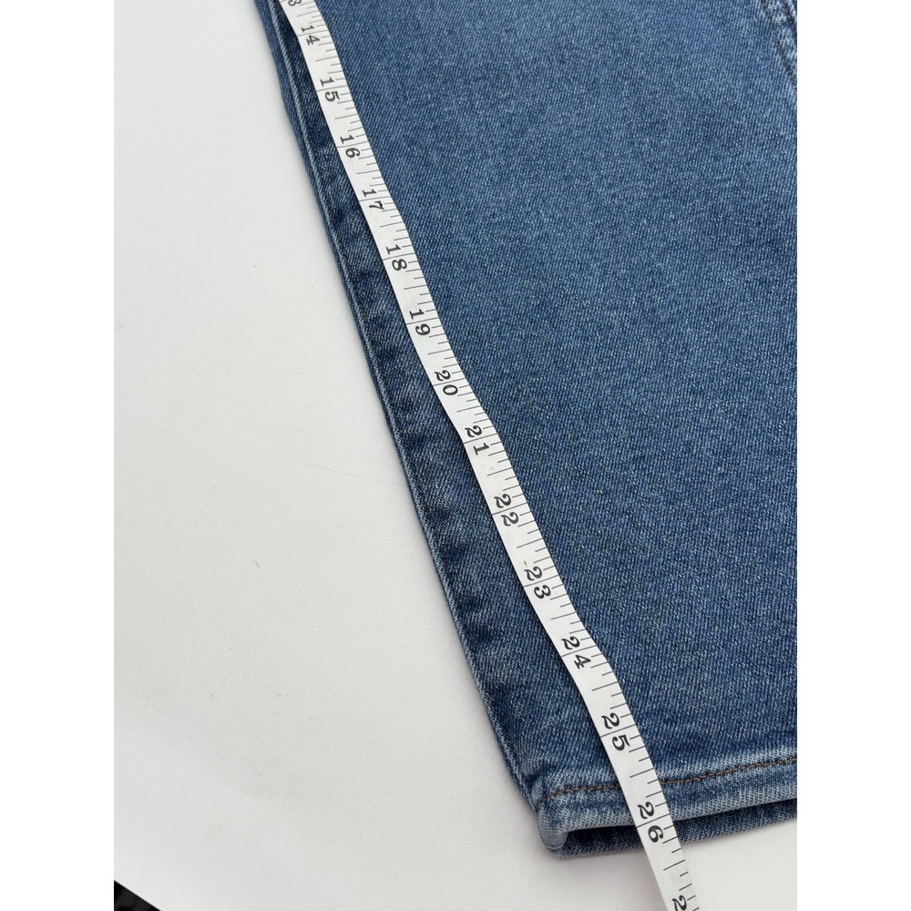 Madewell Stovepipe Jeans Women's 32 Blue High Rise Straight Crop 26" Inseam - Picture 9 of 9